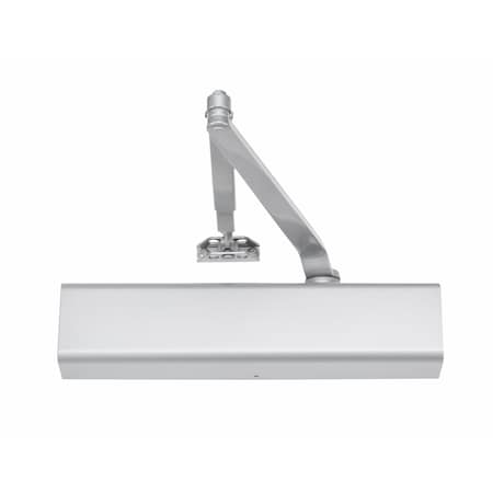 Yale Commercial Tri Mount Adjustable Surface Mount Door Closer with Full Cover 689 Aluminum Finish 3501689